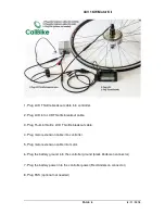 Preview for 9 page of Calibike 48V 1KW Motor Kit Installation Manual