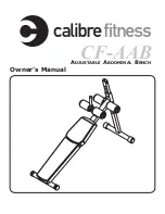 Preview for 1 page of Calibre Fitness CF-AAB Owner'S Manual