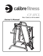 Предварительный просмотр 1 страницы Calibre Fitness CF-HCL Owner'S Manual