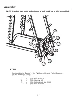 Предварительный просмотр 5 страницы Calibre Fitness CF-HCL Owner'S Manual