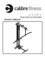 Calibre Fitness CF-PCL Owner'S Manual preview