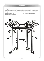 Preview for 10 page of Calibre Fitness CS-FT Owner'S Manual