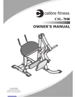 Preview for 1 page of Calibre Fitness CSL-7008 Owner'S Manual