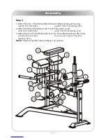 Preview for 11 page of Calibre Fitness CSL-7013 Owner'S Manual