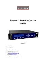 Предварительный просмотр 1 страницы Calibre UK FoveaHD Manual