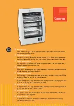 Предварительный просмотр 1 страницы Calienta 10624990 Operating Instructions Manual