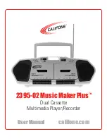 Califone 2395-02 Music MakerPlus User Manual preview