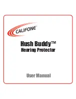 Califone Hush Buddy User Manual preview