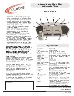 Preview for 1 page of Califone Infrared Music Maker Plus 2395IR Specifications