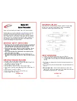 Предварительный просмотр 2 страницы Califone LP2 User Manual