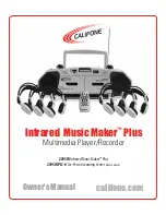 Preview for 1 page of Califone Music Maker 2395IR Owner'S Manual