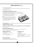 Preview for 11 page of Califone Performer+ 2455AV-02 Owner'S Manual