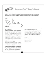 Preview for 2 page of Califone Performer Plus 2455AV-02 Owner'S Manual