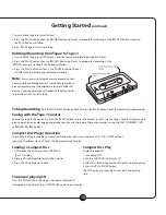 Preview for 11 page of Califone Performer Plus 2455AV-02 Owner'S Manual