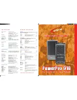 Предварительный просмотр 1 страницы Califone PowerPro 916 Specification Sheet