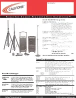 Preview for 2 page of Califone PowerPro PA-916D Product Overview