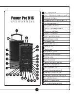 Preview for 3 page of Califone PowerPro PA916 Owner'S Manual