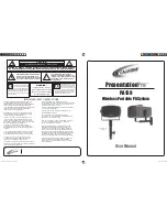 Preview for 1 page of Califone PresentationPro PA159 User Manual