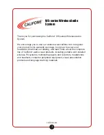 Предварительный просмотр 3 страницы Califone WS-CH User Manual