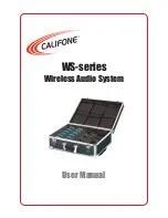 Предварительный просмотр 1 страницы Califone WS-series User Manual