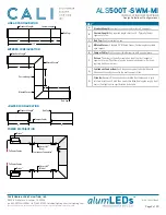 Предварительный просмотр 2 страницы California Accent Lighting ALS500T-SWM-MI Installation Instructions Manual