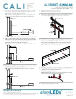 Предварительный просмотр 4 страницы California Accent Lighting ALS500T-SWM-MI Installation Instructions Manual