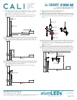 Предварительный просмотр 7 страницы California Accent Lighting ALS500T-SWM-MI Installation Instructions Manual