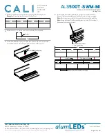 Предварительный просмотр 17 страницы California Accent Lighting ALS500T-SWM-MI Installation Instructions Manual