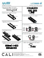 Предварительный просмотр 8 страницы California Accent Lighting lipLED LLED8200-ST Installation Instructions Manual