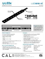 Preview for 1 page of California Accent Lighting lipLEDs LLED8350-UC Installation Instructions Manual