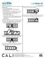 Preview for 9 page of California Accent Lighting lipLEDs LLED8350-UC Installation Instructions Manual