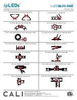 Предварительный просмотр 3 страницы California Accent Lighting lipLEDs LLED8600-RME Installation Instructions Manual