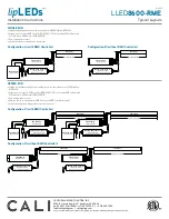 Предварительный просмотр 5 страницы California Accent Lighting lipLEDs LLED8600-RME Installation Instructions Manual