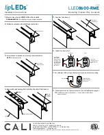 Предварительный просмотр 17 страницы California Accent Lighting lipLEDs LLED8600-RME Installation Instructions Manual