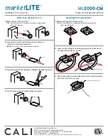 Предварительный просмотр 6 страницы California Accent Lightning marketLITE ML2000-CM Installation Instructions Manual