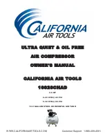 California Air Tools 10020CHAD Owner'S Manual preview