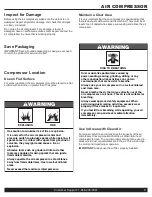 Preview for 9 page of California Air Tools 10020DSPCAD Owner'S Manual