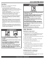 Preview for 11 page of California Air Tools 10020HdCAdC-22060 Owner'S Manual