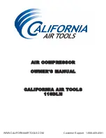 California Air Tools 116DLH Owner'S Manual preview