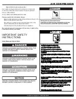 Preview for 3 page of California Air Tools 12V1P10S Owner'S Manual