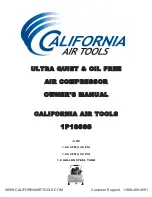 California Air Tools 1P1060S Owner'S Manual preview