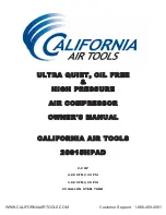 California Air Tools 20015HPAD Owner'S Manual preview