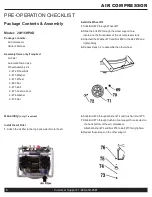 Preview for 8 page of California Air Tools 20015HPAD Owner'S Manual