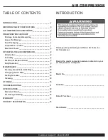 Preview for 2 page of California Air Tools 20040DCAD Owner'S Manual