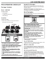 Preview for 8 page of California Air Tools 20060CAD Owner'S Manual