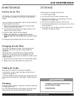 Preview for 11 page of California Air Tools 20060CAD Owner'S Manual