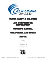 California Air Tools 200CR Owner'S Manual preview