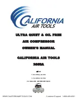 Preview for 1 page of California Air Tools 2050A Owner'S Manual