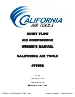 California Air Tools 4710SQ Owner'S Manual preview