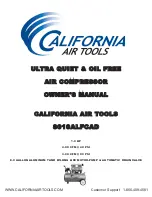 Preview for 1 page of California Air Tools 8010ALFCAD Owner'S Manual